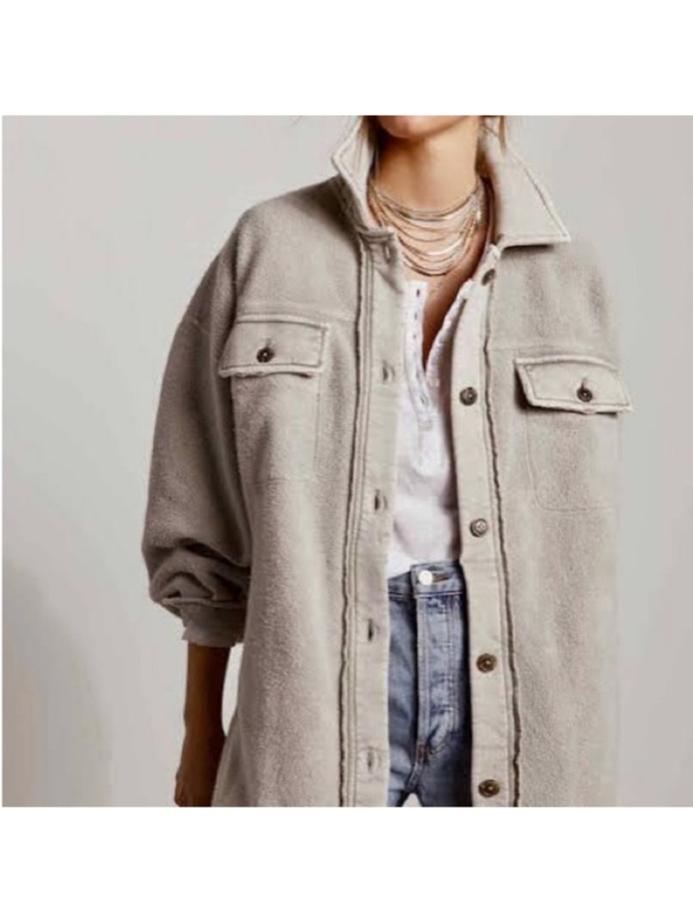 Free People Rugby Jacket